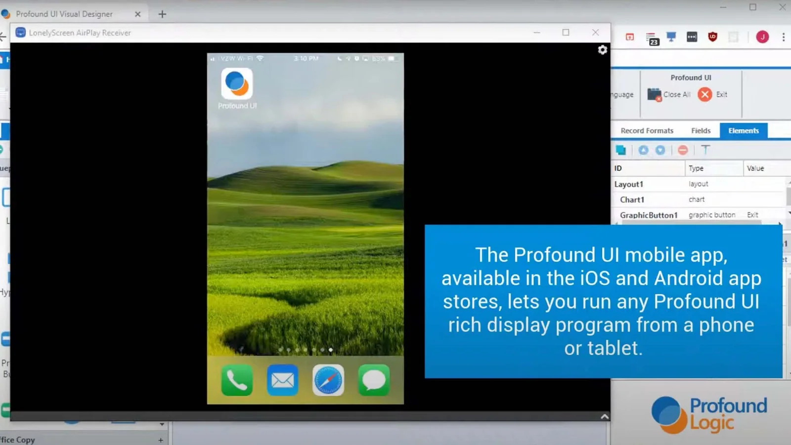 Play video: Profound Mobile: Robust IBM i Mobile Development